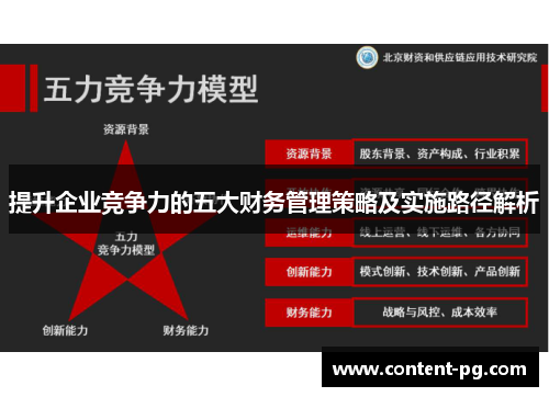 提升企业竞争力的五大财务管理策略及实施路径解析