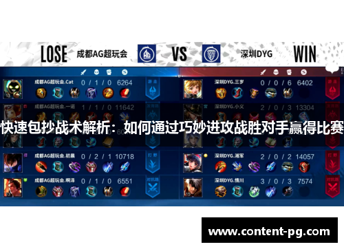 快速包抄战术解析:如何通过巧妙进攻战胜对手赢得比赛 快速包抄战术解析:如何通过巧妙进攻战胜对手赢得比赛