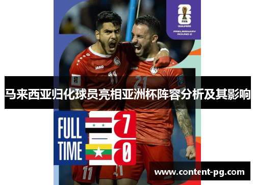 马来西亚归化球员亮相亚洲杯阵容分析及其影响